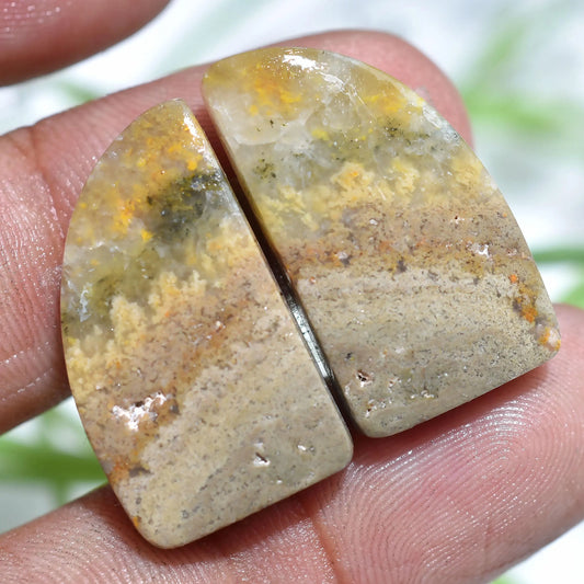 High-Quality Bumble Bee Jasper Cabochon - Loose Gemstones