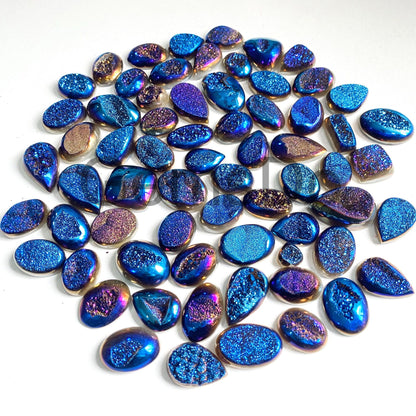 Wholesale Bulk Rainbow Titanium Druz,  AAA Sparkling Crystal Gemstone Lot