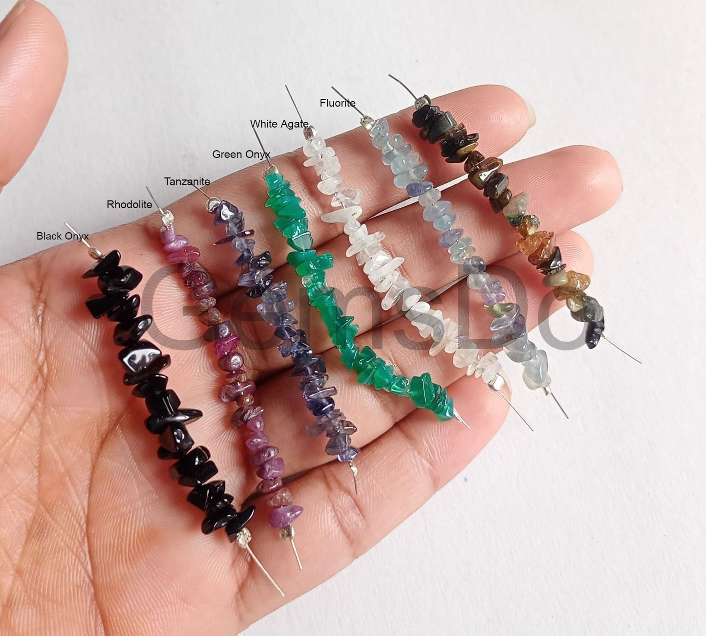 Natural Wholesale Uncut Chips Beads – Ethiopian Opal, Black Spinel, Amethyst & Citrine