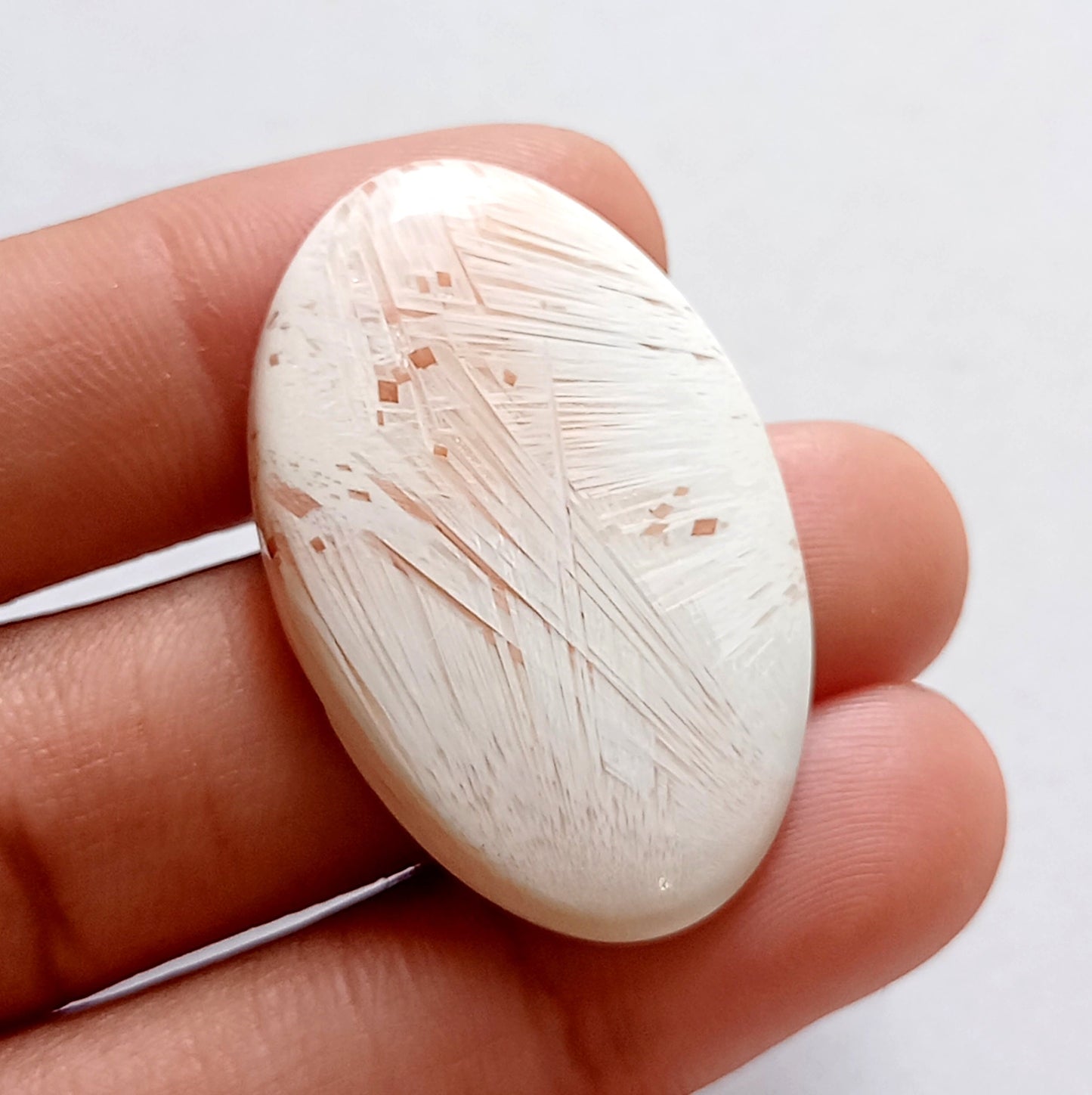 Scolecite Gemstone Loose Cabochon - Mix Shape Smooth Healing Crystal