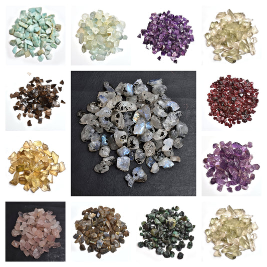 Wholesale Lot  Raw Crystals, Natural Rough Bulk Gemstones With Mixed Shape And Size