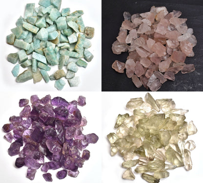 Wholesale Lot  Raw Crystals, Natural Rough Bulk Gemstones With Mixed Shape And Size