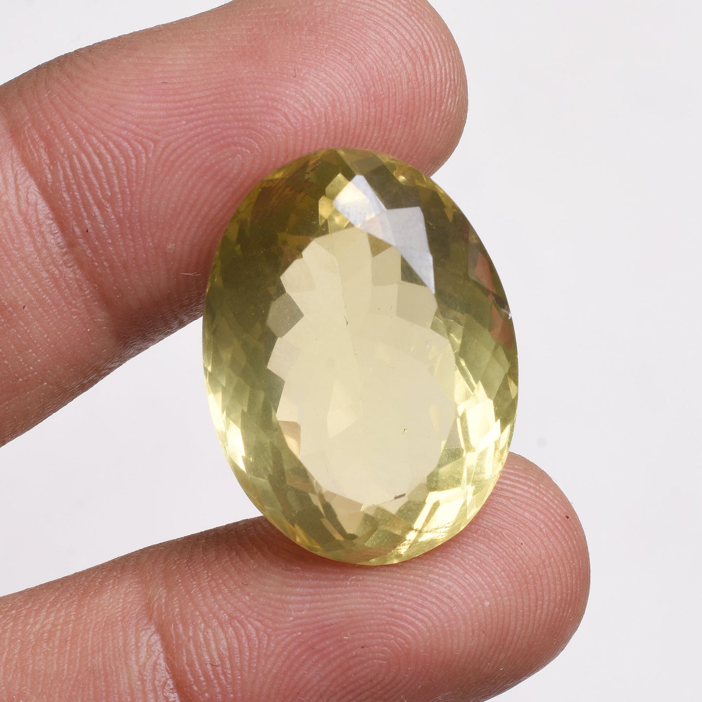 Natural Lemon Quartz Gemstone – Faceted Oval & Marquise Shapes for Rings