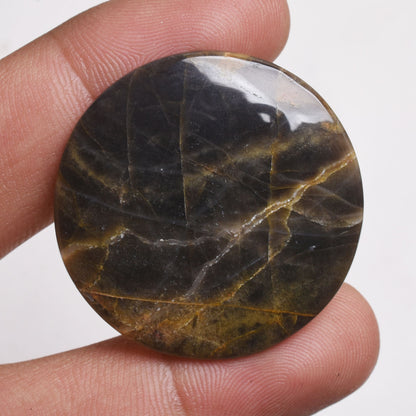 Natural Mango Jasper Cabochon - Oval Pendant Stone for Jewelry Making