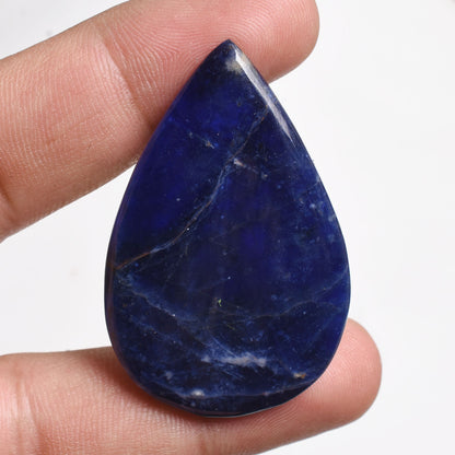 Sodalite Gemstone – Polished Pear Shape Cabochon for Wholesale