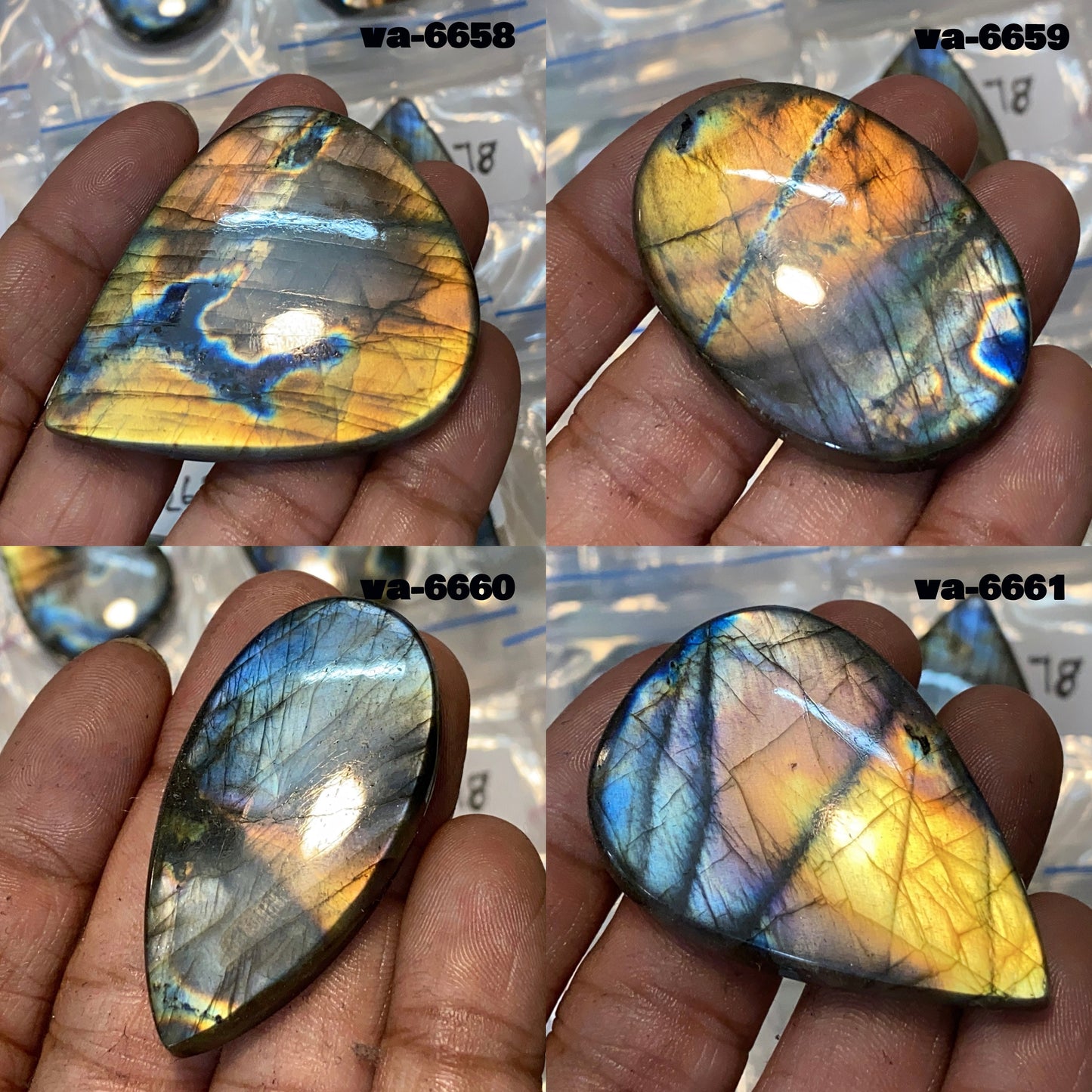 AAA Quality Fire Purple Labradorite Cabochon - Multi Flashy Labradorite Loose Gemstone