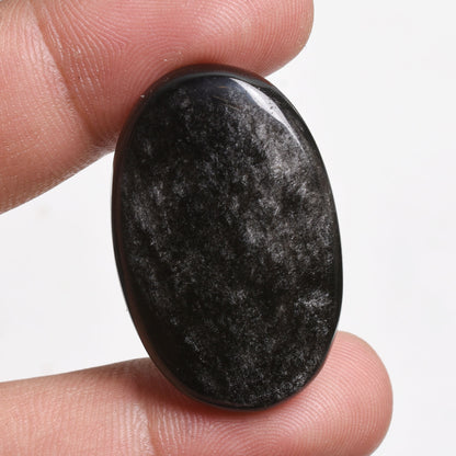 Natural Black Obsidian Cabochon - Polished Mixed Shape Crystal Gemstone