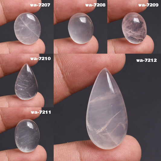 Rose Quartz Gemstone - Oval-Pear Cabochon, Wholesale Rose Quartz