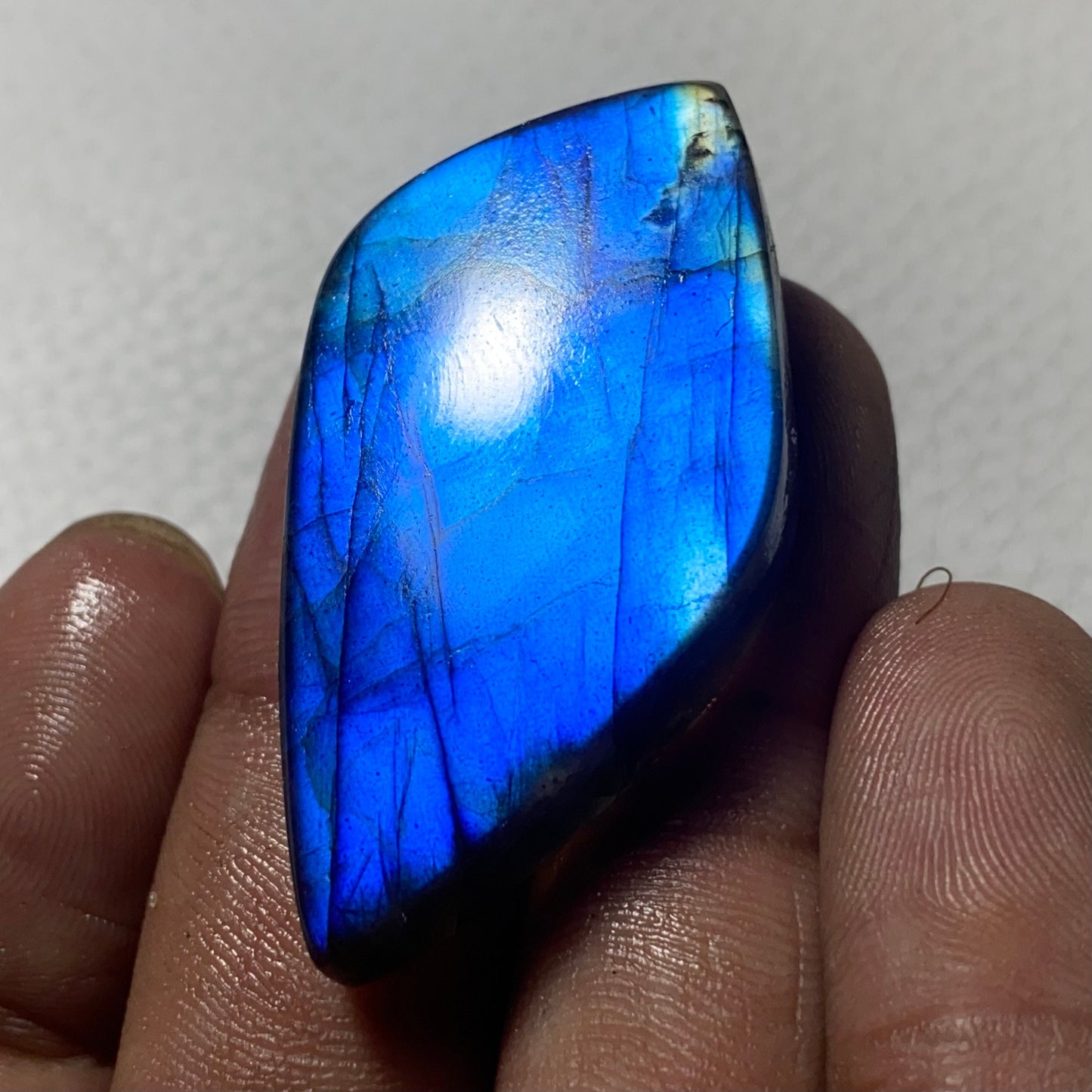 Flashy Blue Labradorite Cabochon – Natural Loose Gemstone