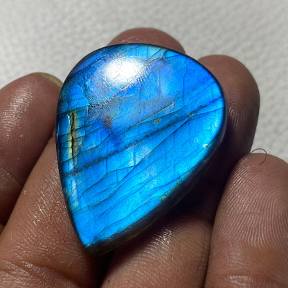 Flashy Blue Labradorite Cabochon – Natural Loose Gemstone