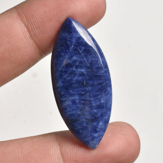 AAA+ Sodalite Gemstone Cabochon - Hand Polished Oval-Marquise Shapes for Jewelry Making