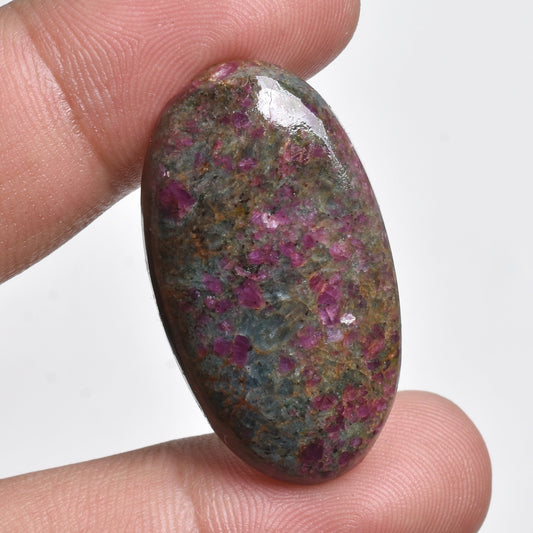 Ruby Fuchsite Cabochon - Wholesale Gemstone Lot, Mix Shape & Size