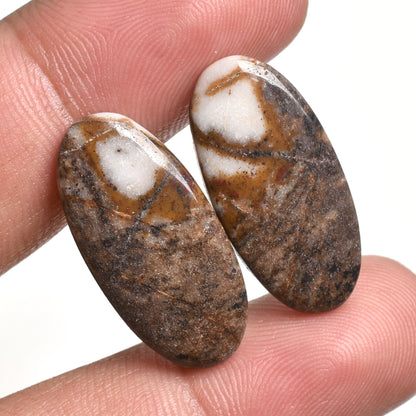 Jasper Cabochon Pairs, Multi-Shape Gemstones