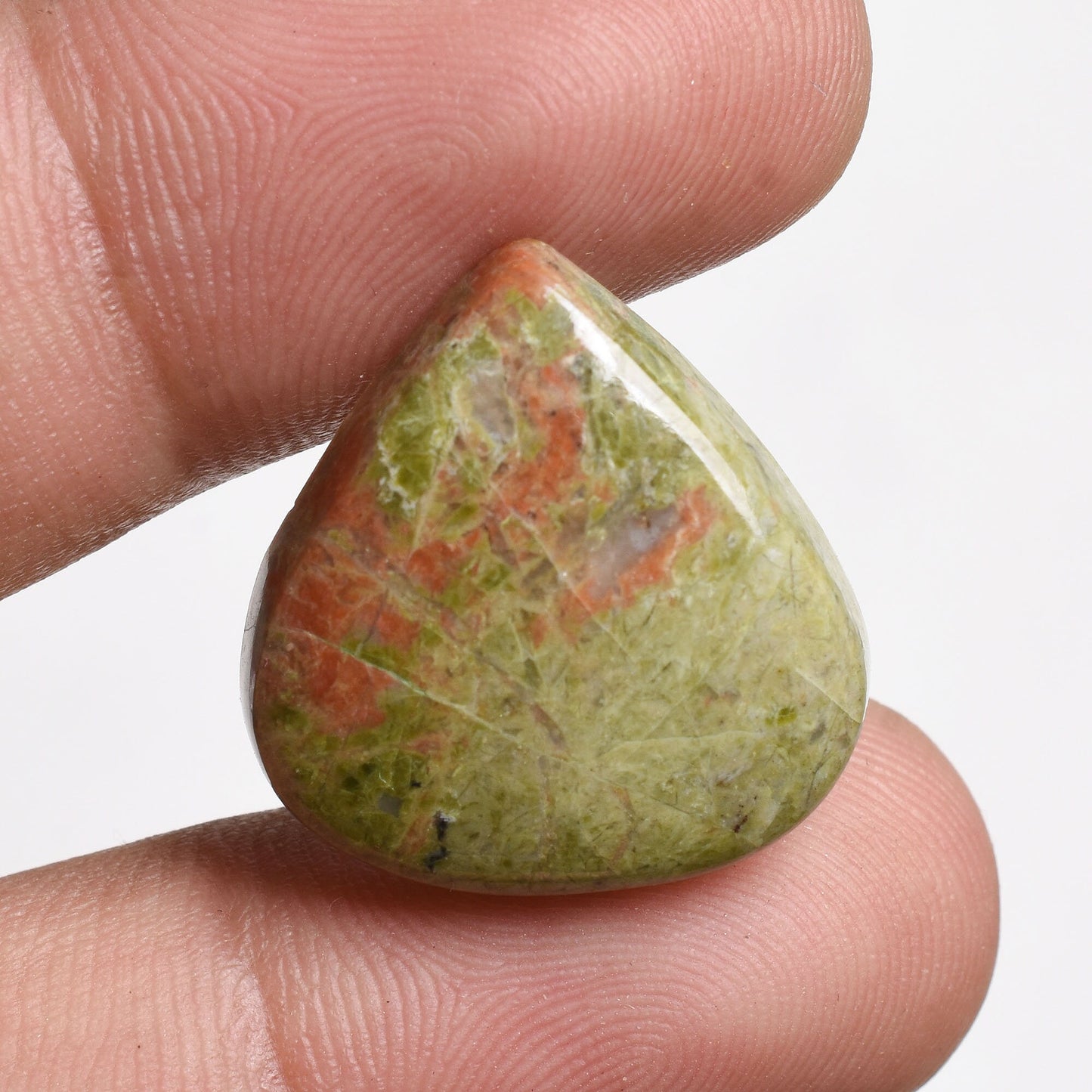 Amazing Quality Unakite Cabochons - Mix Shaped Smooth Gemstones