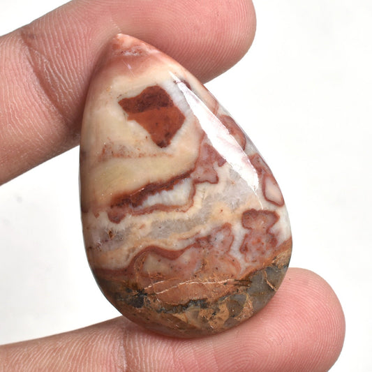 Natural Mookaite Jasper Cabochon - Oval & Pear Smooth Flat Back Gemstones