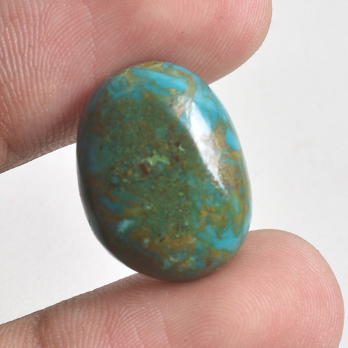 Chrysocolla Oval Cabochons – Natural Loose Gemstones for Jewelry Making