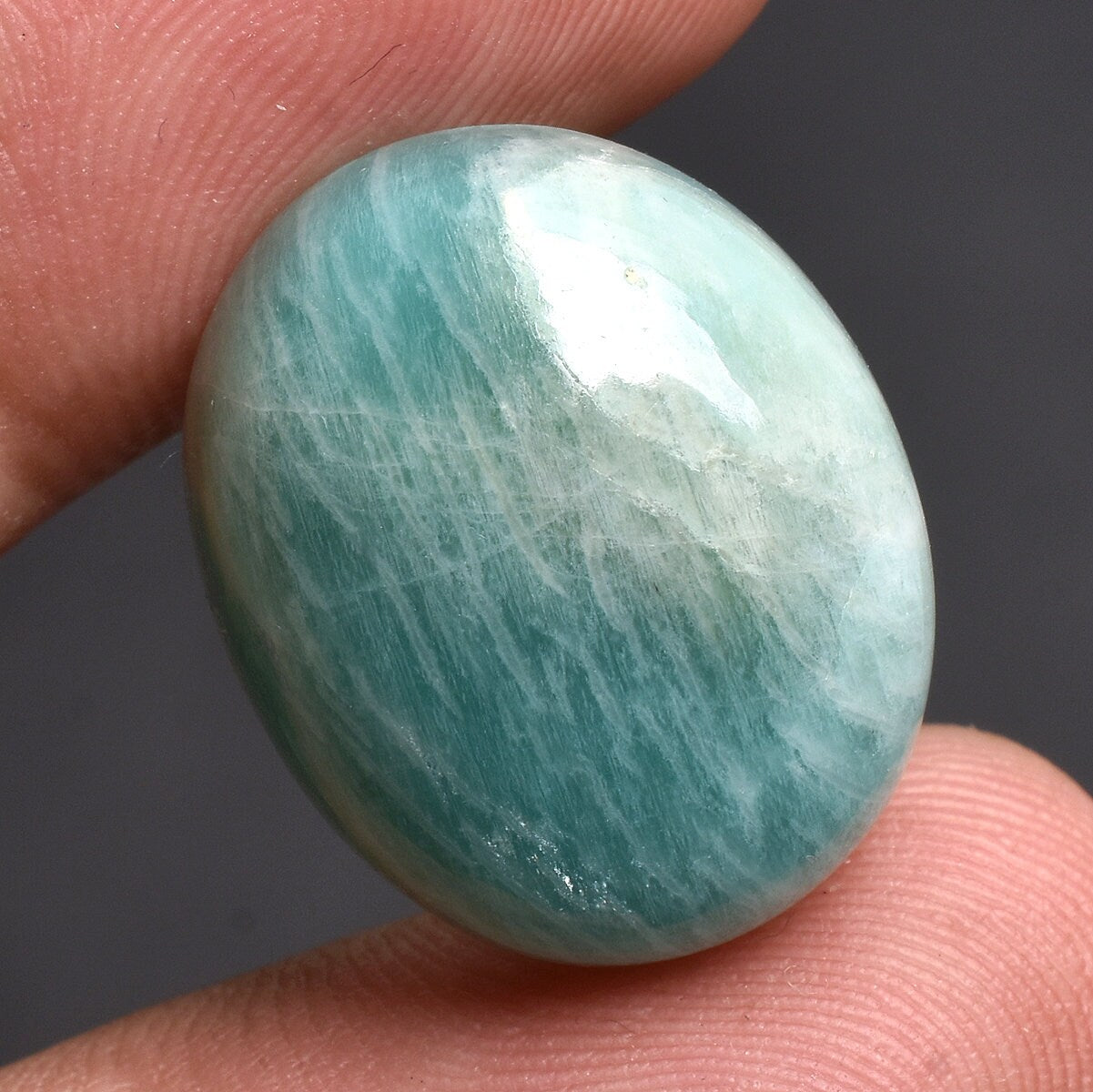 Good Quality Amazonite Cabochon - Blue Amazonite Loose Crystal, Oval & Pear Shaped Gemstones