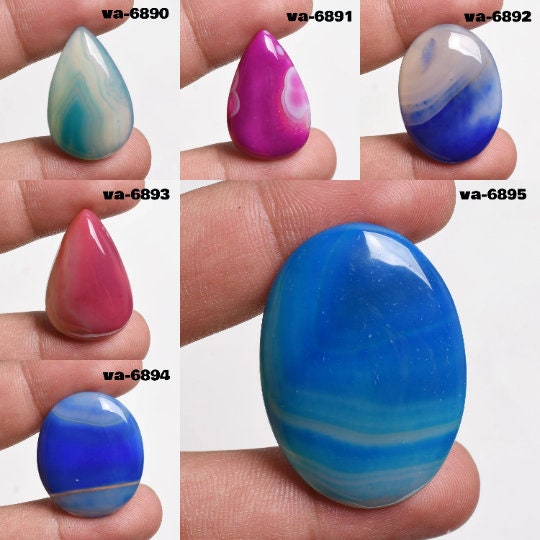 Botswana Agate Cabochons – Agate Druzy Gemstone Loose Stones