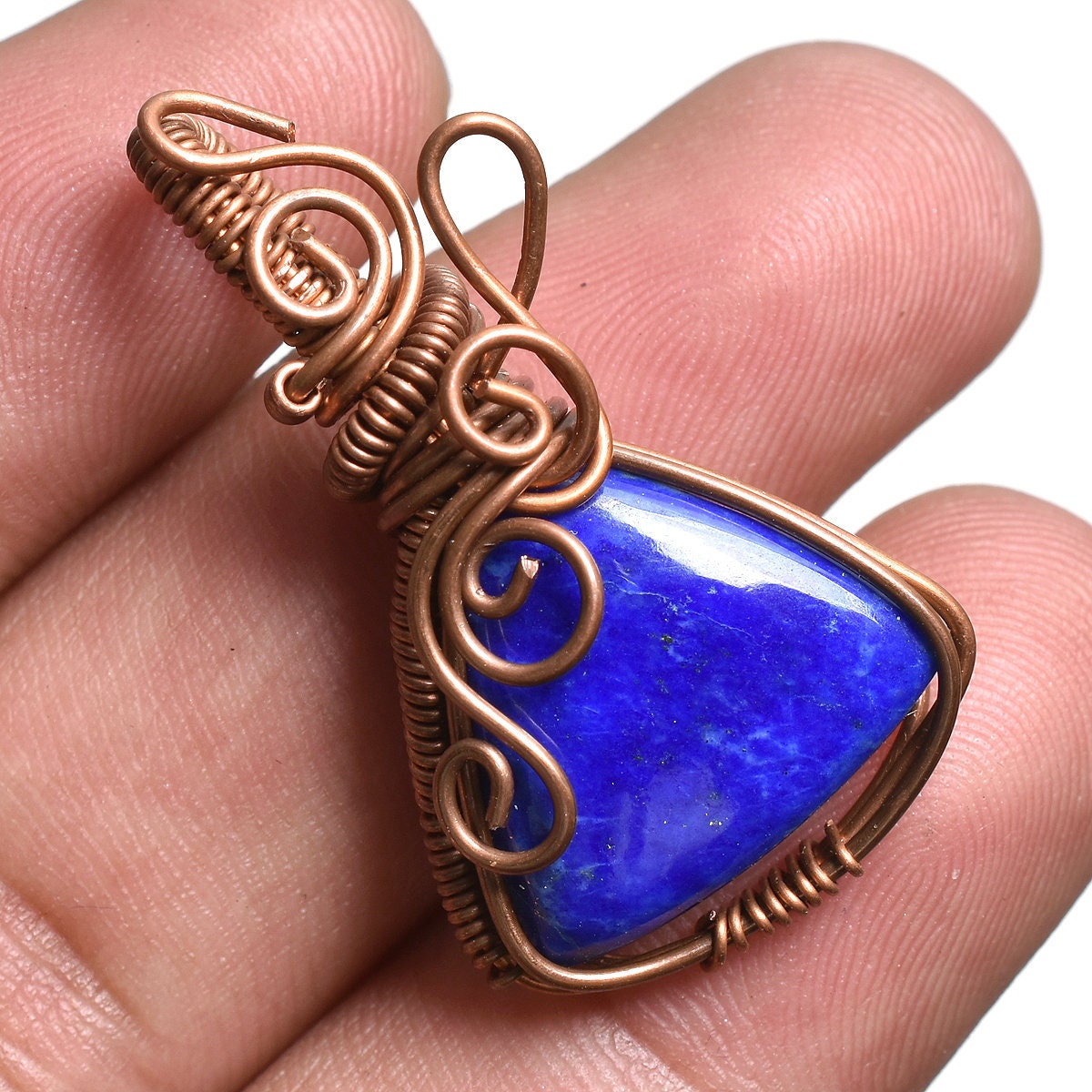 Mix Gemstone Wire Wrapped Pendants | Copper Wrapped Gemstone Jewelry