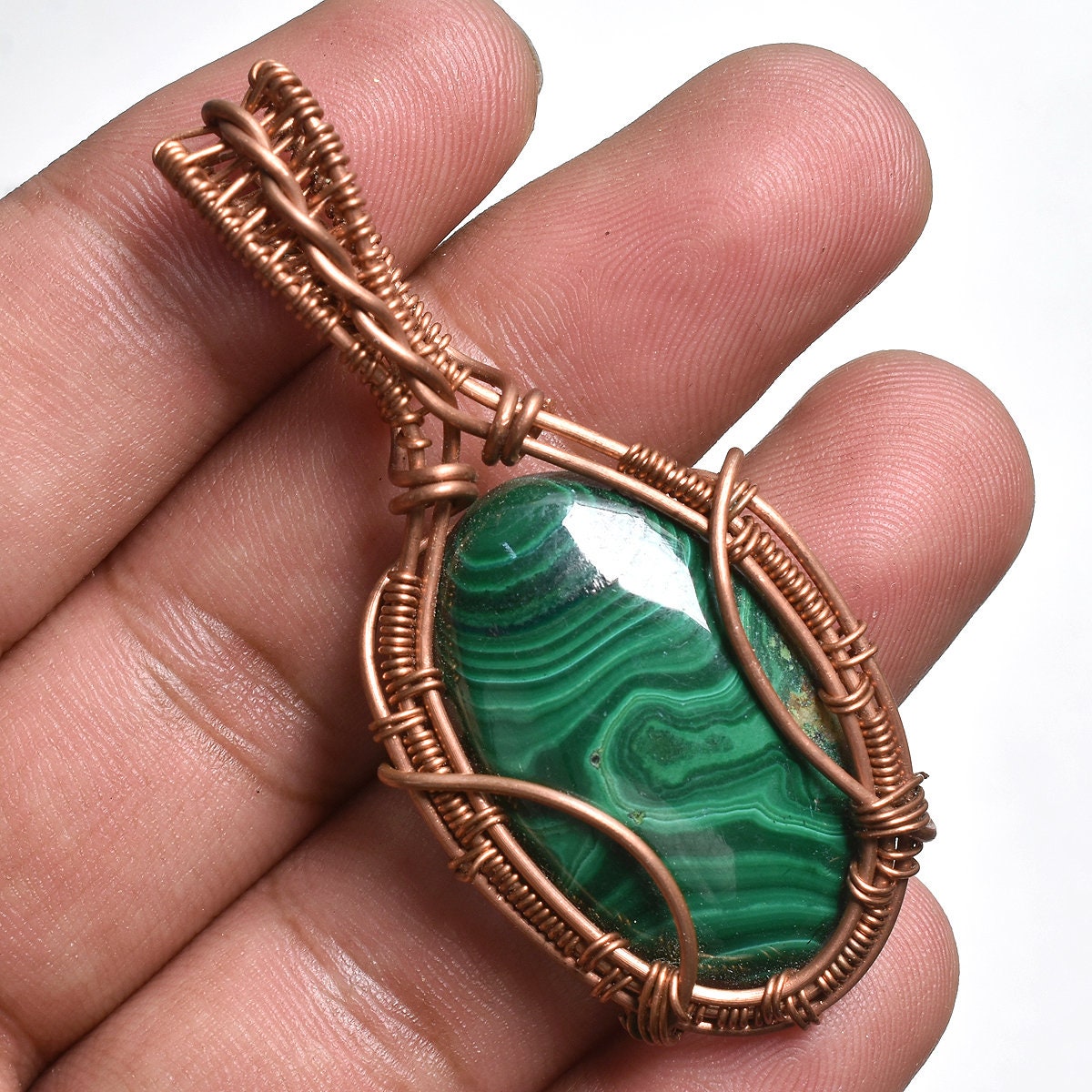 Mix Gemstone Wire Wrapped Pendants | Copper Wrapped Gemstone Jewelry