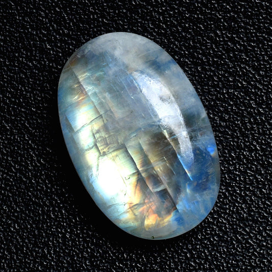 Original Rainbow Moonstone Gemstone - Blue Flash Cabochons in Mix Shapes