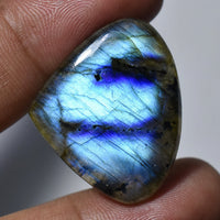 Multi Flashy Labradorite Cabochon - Pear Shape Gemstone