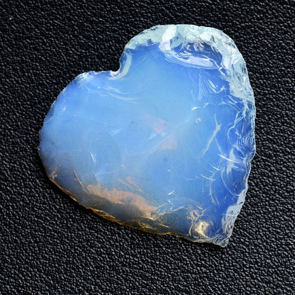 Blue Opalite Hearts – Opalite Carving Crystal Healing Stones for Gifts