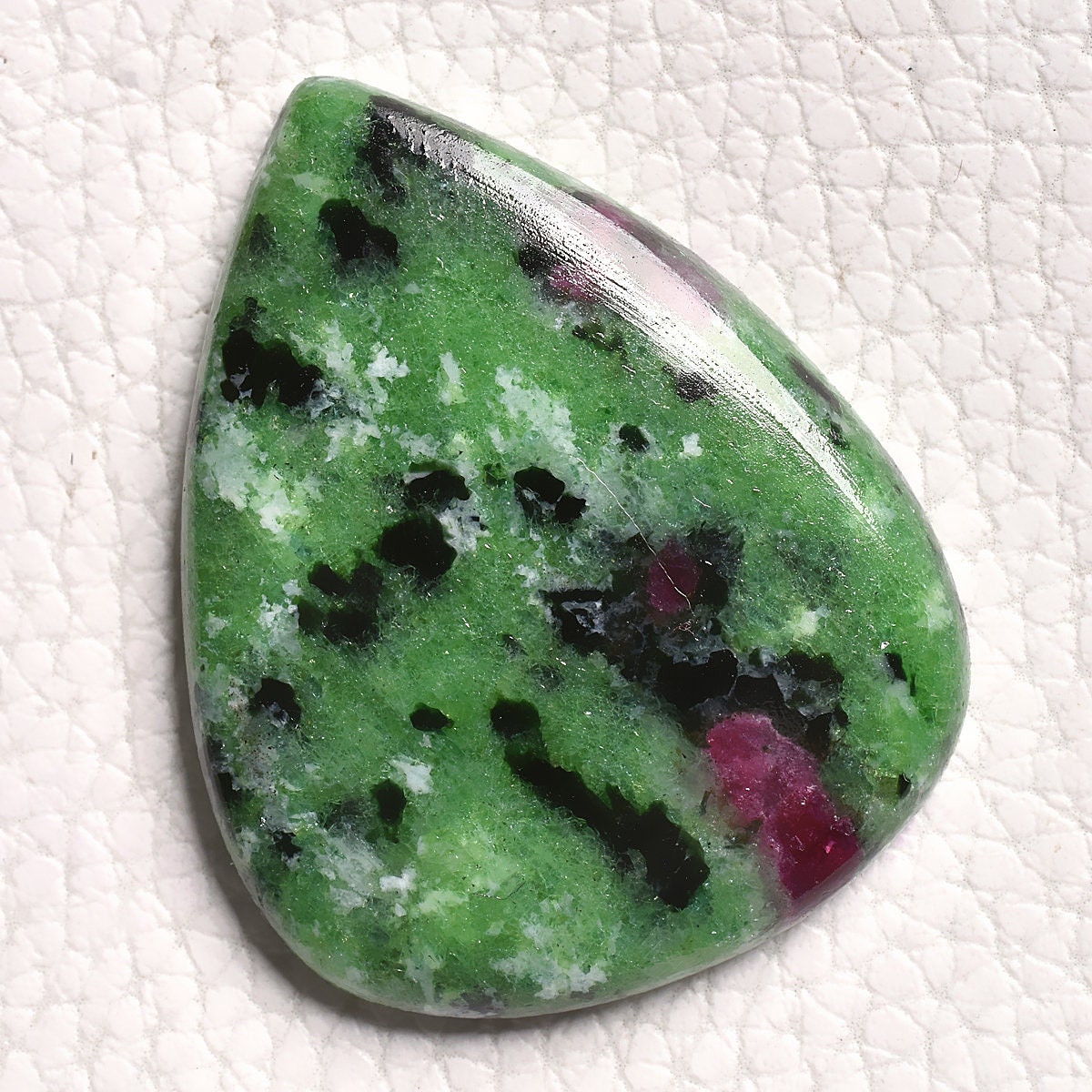 Fabulous Ruby Zoisite Cabochon - Pear Shape Gemstone for Jewelry Wholesale