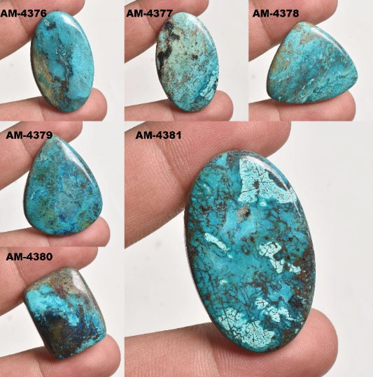 High-Quality Blue Azurite Shattuckite – Natural Semi-Precious Gemstone