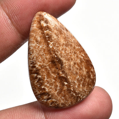 Natural Brown Aragonite Gemstone - Oval Shape Aragonite Cabochon, Loose Wholesale Gemstone