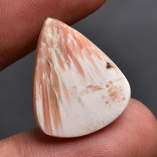 Natural Peach Scolecite Cabochon – Wholesale Loose Crystals