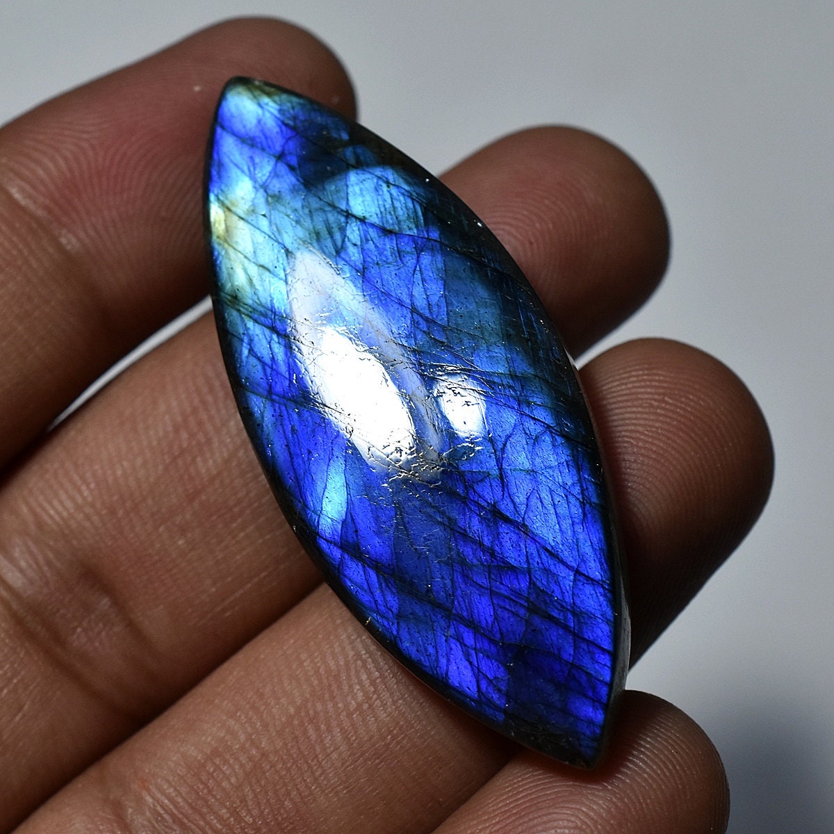 AAA Blue Fire Labradorite Cabochon – Marquise, Oval, Pear Shaped Loose Gemstones