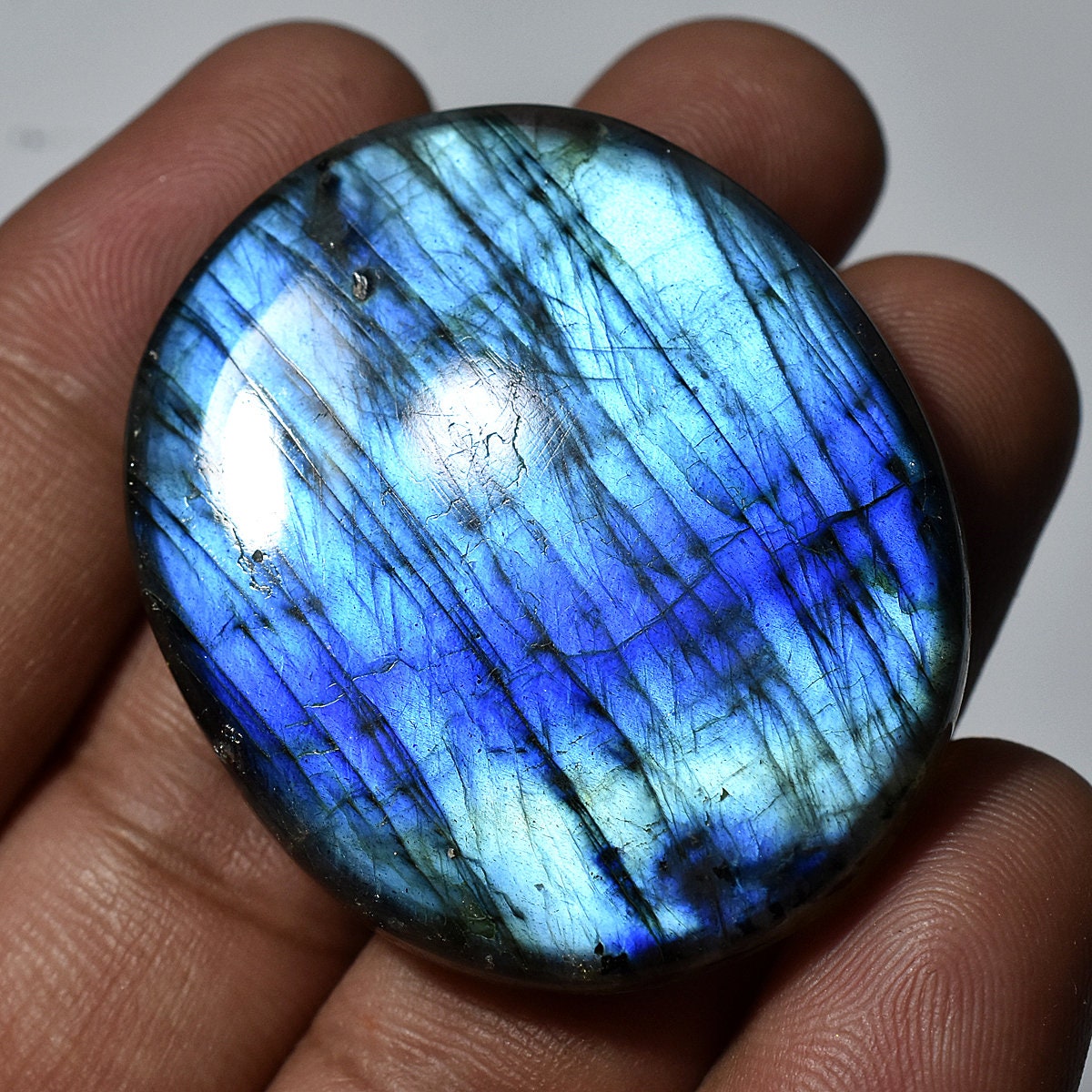 AAA Blue Fire Labradorite Cabochon – Marquise, Oval, Pear Shaped Loose Gemstones