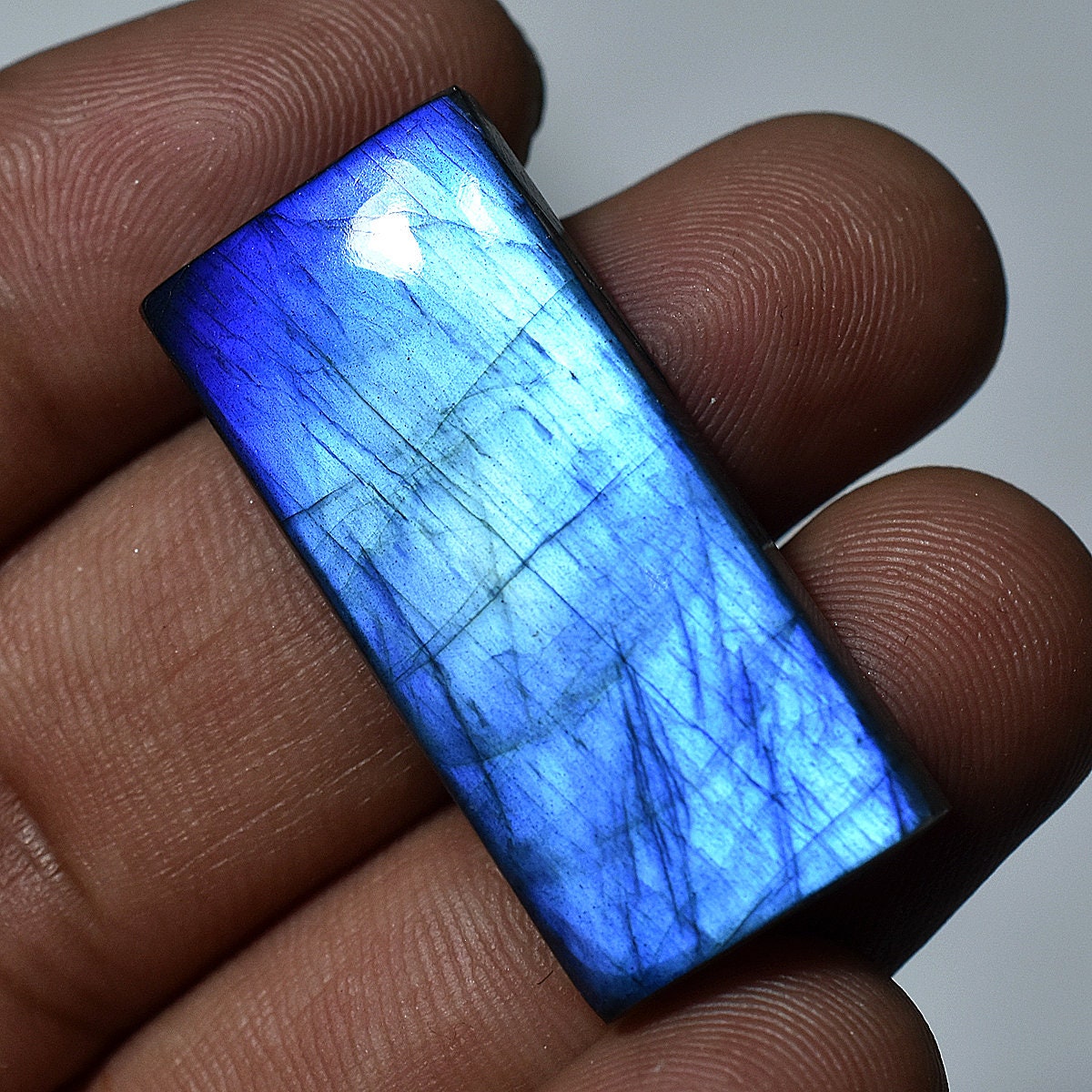 100% Natural Super Flashy Labradorite Cabochon – Premium Loose Gemstone