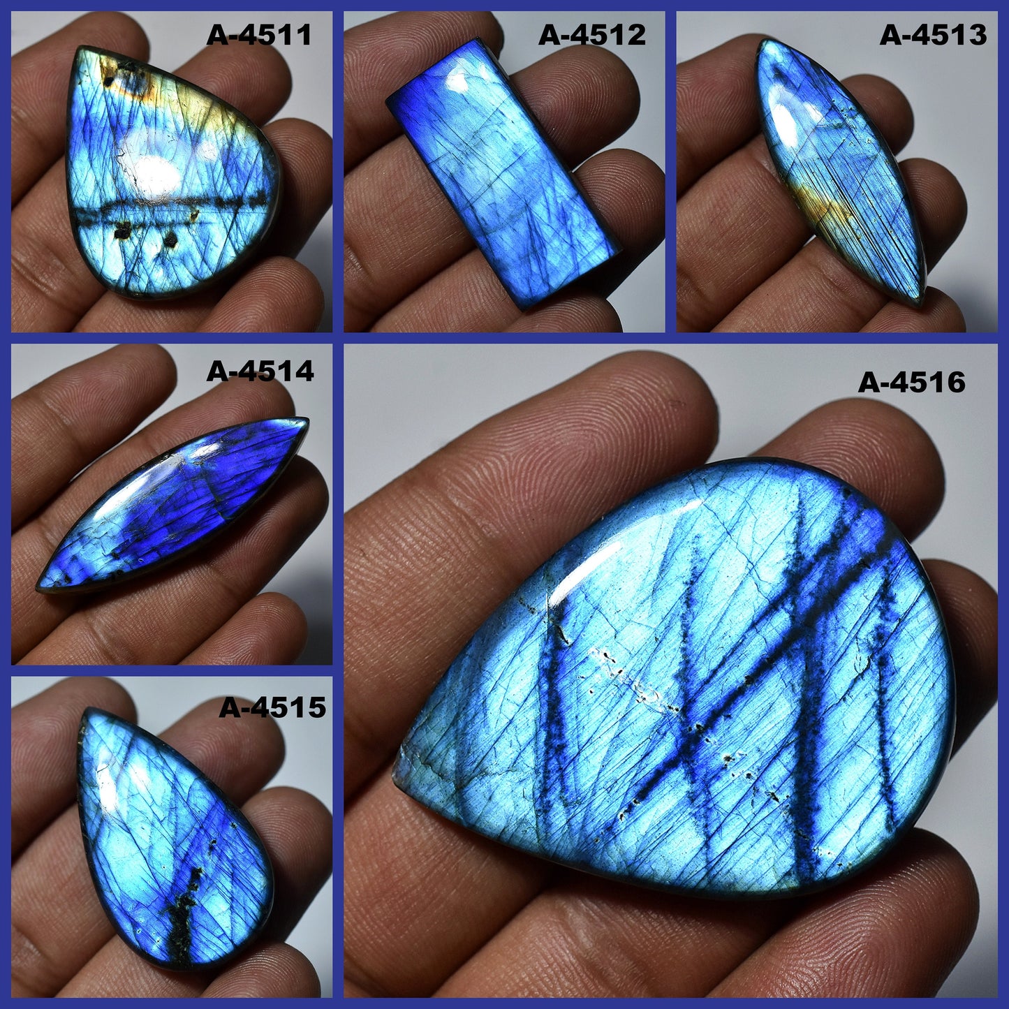 100% Natural Super Flashy Labradorite Cabochon – Premium Loose Gemstone