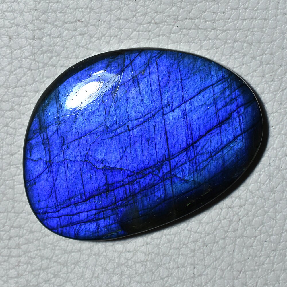 Natural Blue Fire Labradorite Cabochon - Mixed Shape Healing Crystal Gemstone at Wholesale Price