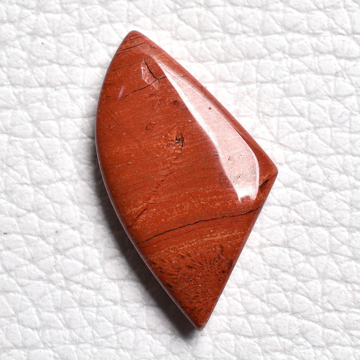 Natural Red Jasper Gemstone - Fancy Rainbow Jasper Cabochon for Jewelry