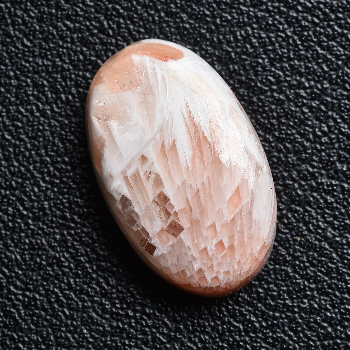 Natural Scolecite Cabochon - Handcrafted Designer Gemstone