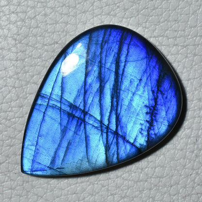 Natural Blue Fire Labradorite Cabochon - Mixed Shape Healing Crystal Gemstone at Wholesale Price