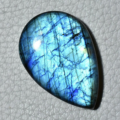 Natural Blue Fire Labradorite Cabochon - Mixed Shape Healing Crystal Gemstone at Wholesale Price