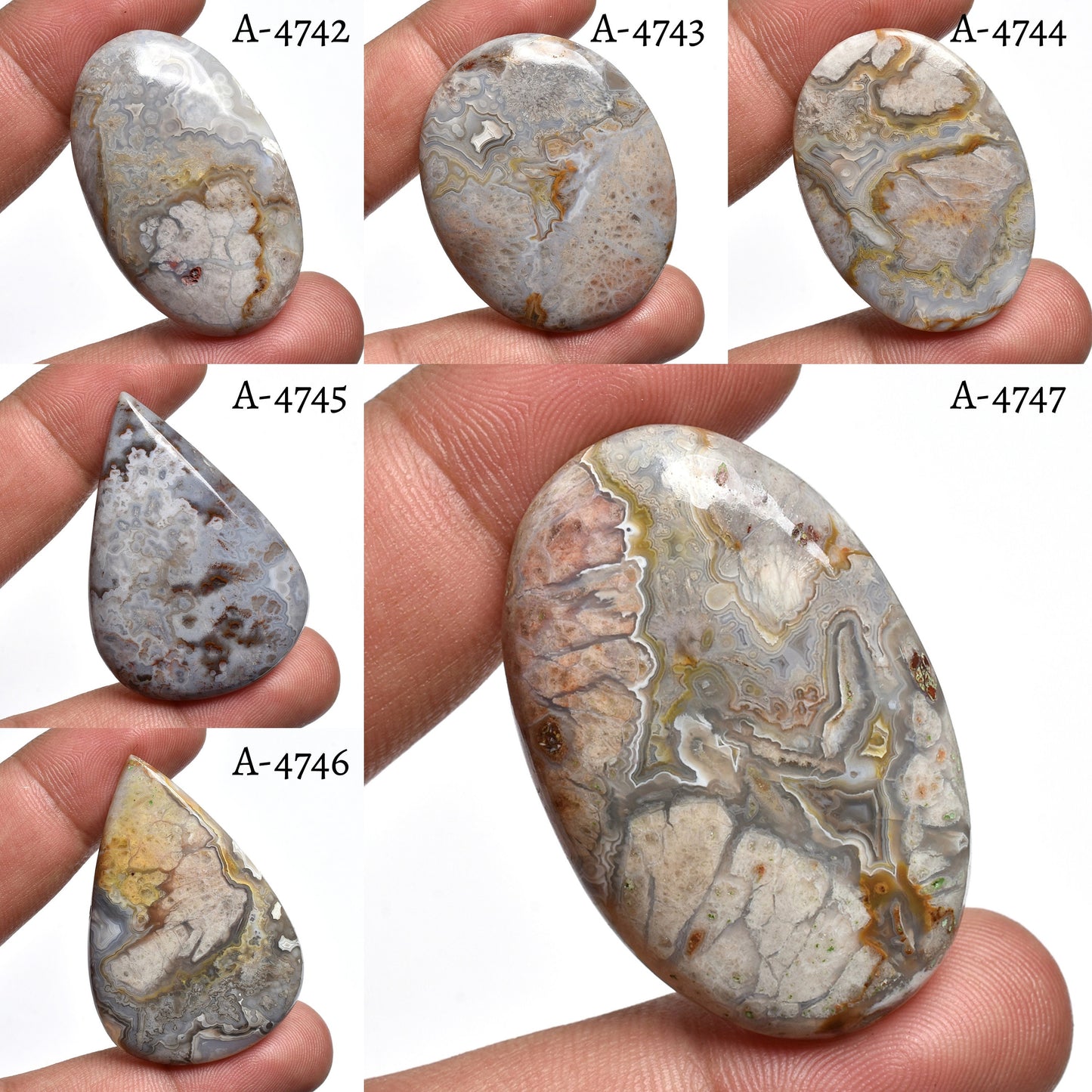 Wholesale Crazy Lace Agate Cabochon - Unique Loose Gemstone for Jewelry Making