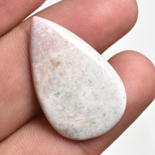 Wild Horse Cabochon - Smooth Oval Shaped Magnesite Gemstone, Polished Loose Stone