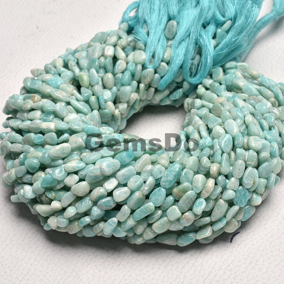 Amazonite Nugget Beads 12'' Strand,Wholesale Loose Tumble Beads