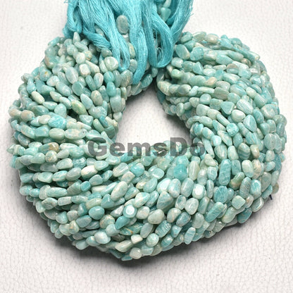 Amazonite Nugget Beads 12'' Strand,Wholesale Loose Tumble Beads