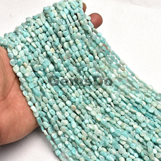 Amazonite Nugget Beads 12'' Strand,Wholesale Loose Tumble Beads