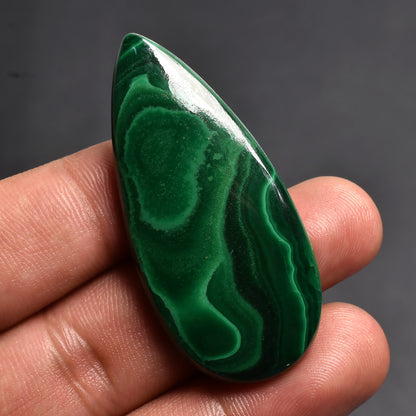 Malachite Fancy Shape Cabochon - Natural Green Malachite