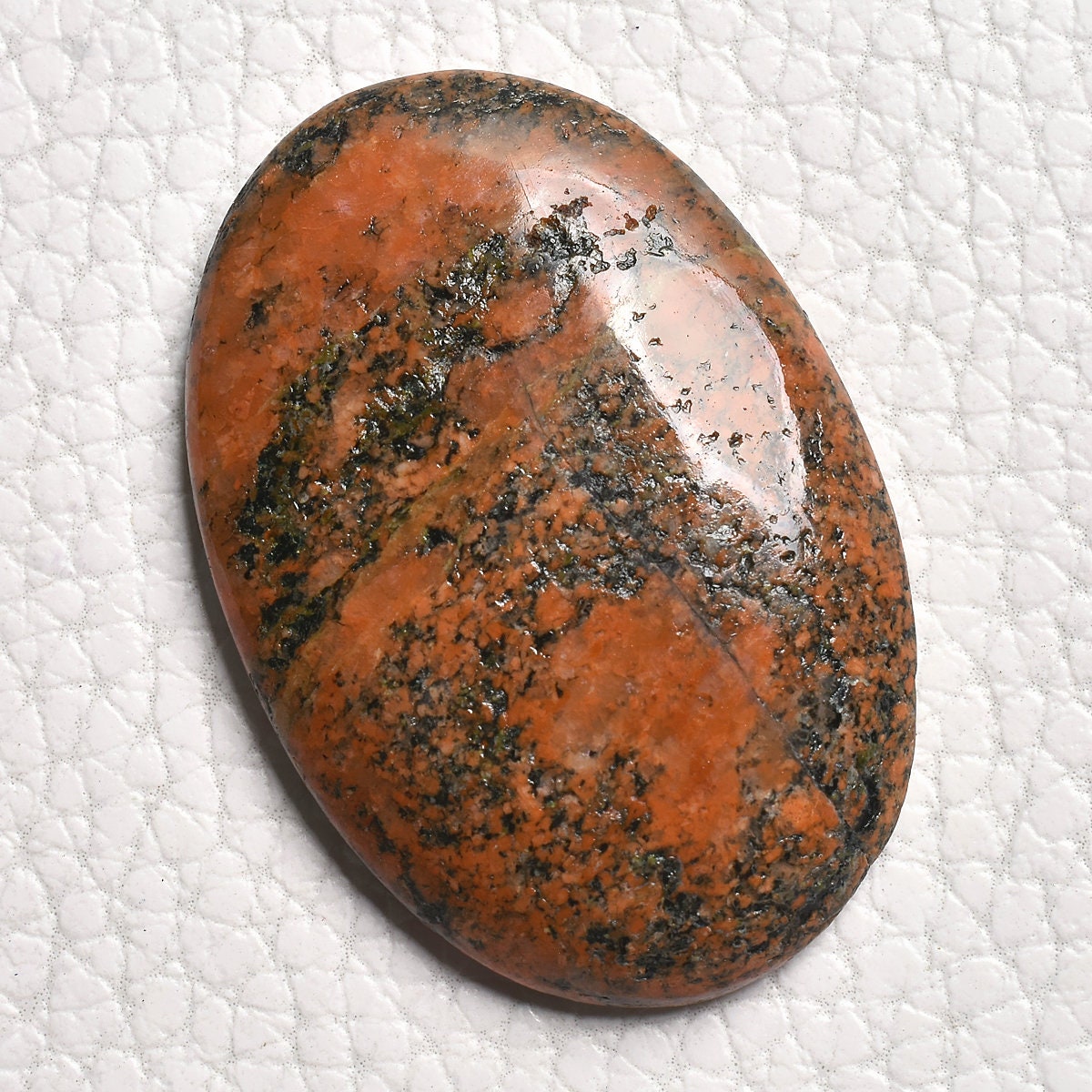 Designer Unakite Gemstone Cabochon - Natural Loose Handmade Stone for Crystal Jewelry Making