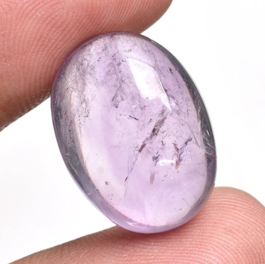 Purple Amethyst Gemstone - Oval Loose Stone for Rings