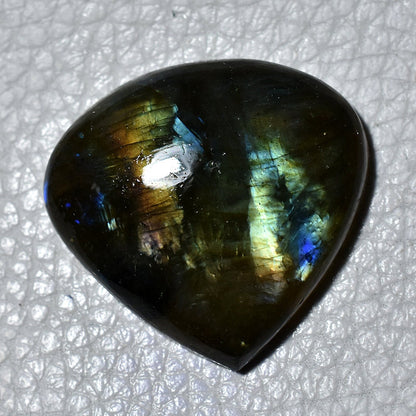 Multi-Flashy Labradorite Heart Cabochon - Loose Gemstone for Jewelry Making