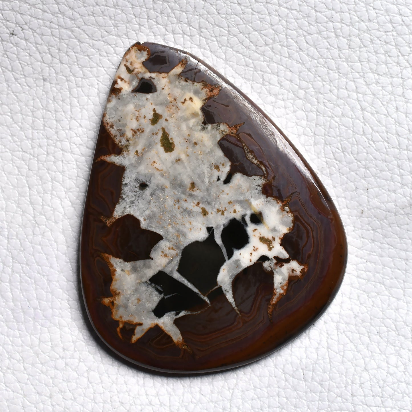 Natural Pear Shape Septarian Cabochon – Loose Crystal Stone